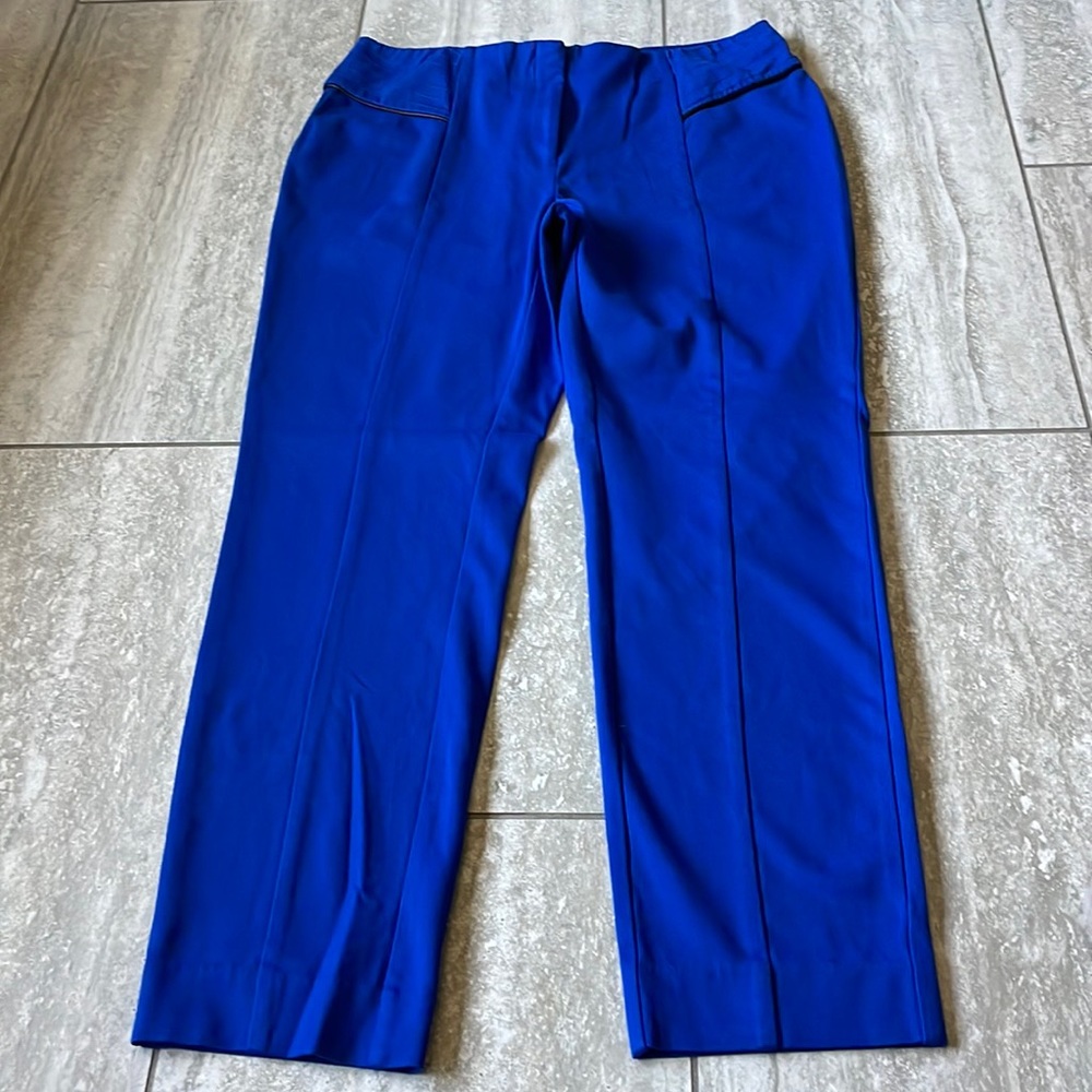 Preloved Alfani size 12,blue,elastic waistband,4way stretch,straight leg ,women